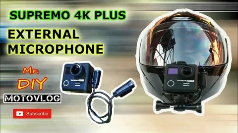 Supremo 4k Plus External Microphone D.I.Y. - YouTube