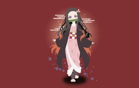 Обои Nezuko Kamado, Demon Slayer Kimetsu no Yaiba, Клинок Ра