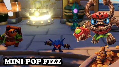 Skylanders Superchargers - Mini Pop Fizz - HOW TO UNLOCK - G