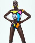 Adut Akech in conversation with her fashion "mama" Naomi Cam