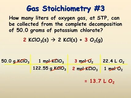 Stoichiometry, Gas Stoichiometry - Presentation Chemistry
