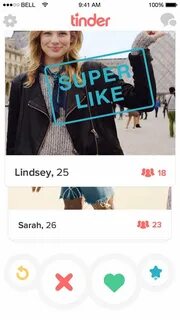 Tinder is adding a new option to swipe up and 'super like' o