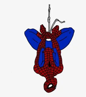 Spiderman Clipart Upside Down - Spiderman Upside Down Clipar