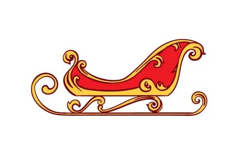 Santa Sleigh SVG Cut file by Creative Fabrica Crafts - Creat