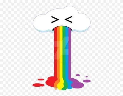 Download Rainbow Vomiting Png Clipart (#5468290) - PinClipar