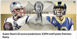 37 53 82 Super Bowl LIII, Patriots vs Rams (and headlines fr