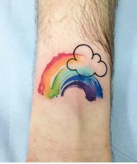 Pin by Laura Palacios on Rainbow baby love Cloud tattoo, Rai