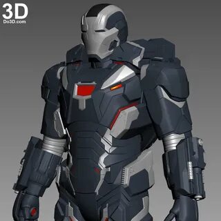 3D Printable Model: War Machine 004 Armor Suit Mark IV (MK 4