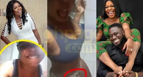 Afia Schwarzenegger mocks Abrokwah with hot semi-n*de video