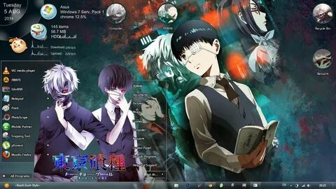 Theme Win 7 Tokyo Ghoul / 東 京 喰 種-ト-キ ョ-グ-ル- By Bashkara Tok