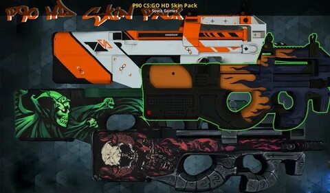 P90 CS:GO HD Skin Pack Counter-Strike 1.6 Mods