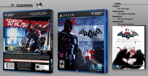 Viewing full size Batman: Arkham Origins box cover