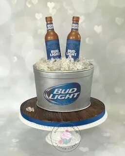 Bud light cake / grooms cake / men’s birthday cake Beer groo
