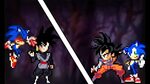 Goku and Sonic VS Goku black And Sonic.exe - YouTube