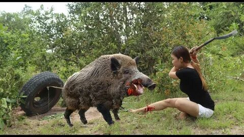 The Scariest Top 5 Wild Boar Attacks 2019 - YouTube