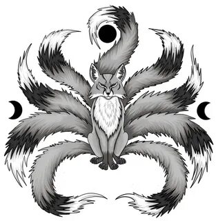 Amazing Fox tattoo design, Drawings, Kitsune fox