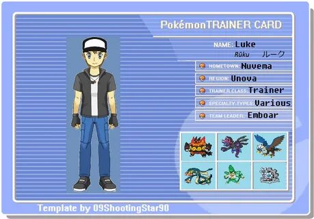 Pokemon Trainer Luke Card by Gutterball34 on DeviantArt Poke