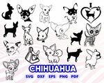 CHIHUAHUA SVG dog svg puppy svg cartoonchihuahua cute Etsy C