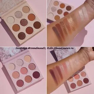 Палетки теней: Набор палеток теней ColourPop - Blushing nude