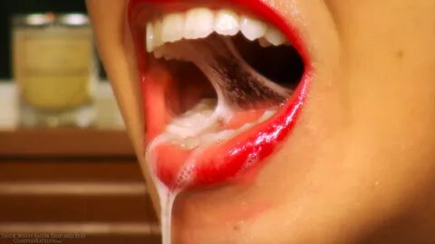 The Giantess Store - Thick White Saliva Drip and Play by Kat