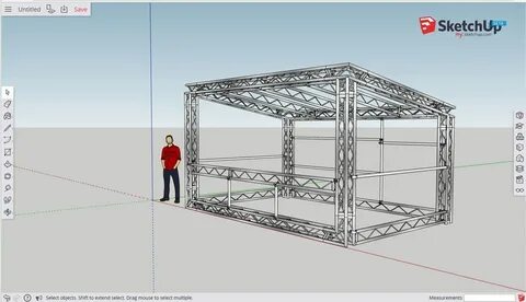 Free 3D Cad Service Stage Truss Design SC Projects