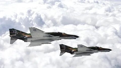 aircraft, F-4 Phantom II, skyscapes - HD Wallpaper View, Res