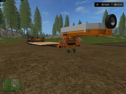 LOWBOY TRAILER V1 FS 17 - Farming Simulator 17 mod / FS 2017