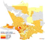 Heat map: Median rent for each zip code in Los Angeles - Urb