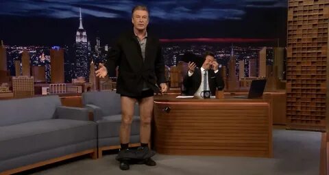 Alec Baldwin Drop His Pants on 'Tonight Show' To Reveal His 