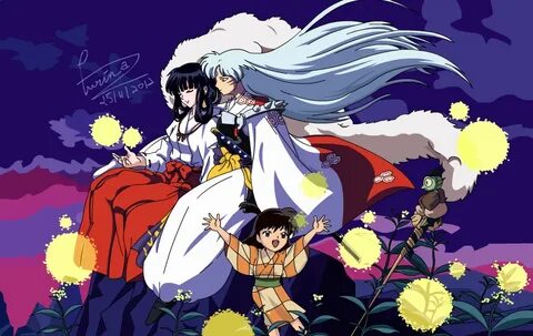 Sesshomaru and Kikyo 2012 Inuyasha fan art, Sesshomaru, Inuy