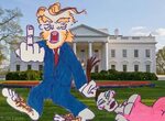 Jim Carrey Paintings Political Cartoon Selection