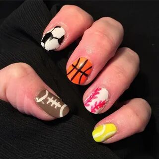 softball nail art designs - Wonvo