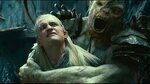 Legolas VS Armored Orc The Hobbit 2013 - Fighting scenes - Y
