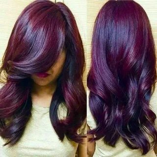Mulberry hues Burgundy hair, Beautiful hair color, Hair styl