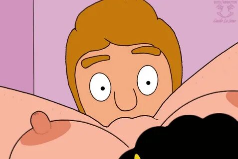 Xbooru - bed bedroom big breasts bob's burgers gif guido l j