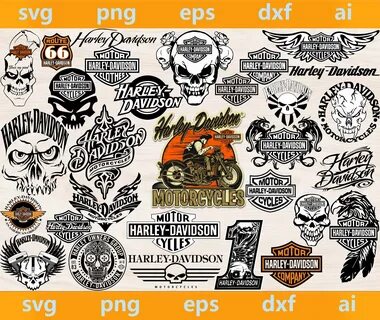 Harley Davidson Svg Bundle - Layered SVG Cut File
