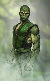 Reptile (Mortal Kombat), Sany Lebedev on ArtStation at https