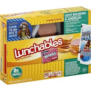 Lunchables Lunch Combinations, Light Bologna & American Crac