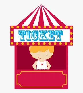 Ticket Circo Png - Circus Ticket Booth Clipart, Transparent 