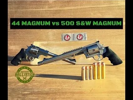 44 Magnum vs 500 S&W Magnum (Ballistics Gel)