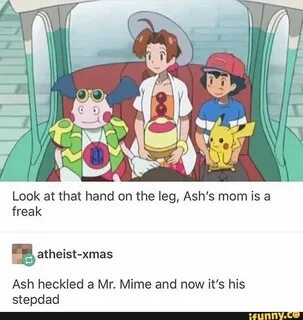 Ash heckled a Mr. Mime and now it's his stepdad - ) Pokemon 