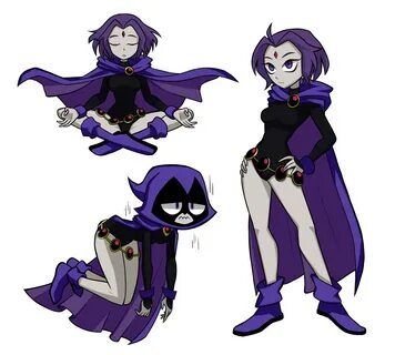 Raven - fanart by nuununuununnnnu Teen Titans Know Your Meme