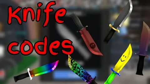 Knife codes Murder mystery 2 Roblox - YouTube