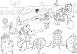 Zombies on Your Lawn Cool coloring pages, Coloring pages, Pl