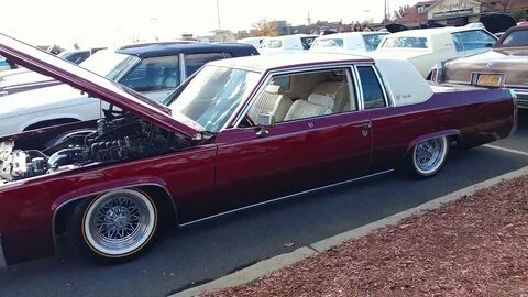 1983 FLAKE KANDY APPLE RED CADILLAC COUPE DEVILLE TRUES + VO