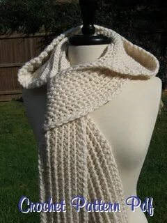 Nordic Hooded Scarf Crochet Pattern Pdf instant download Ets