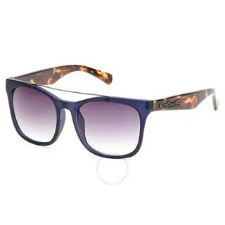 Kenneth Cole New York Men's Blue Round Sunglasses KC718591B5