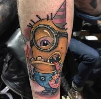 37 Super Cute Minion Tattoo Designs and Ideas - Body Art Gur