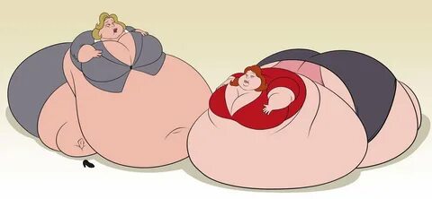 Tubbytoons Twitterissä: "Office Girls weight gain sequence.