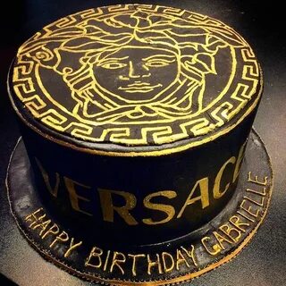 Versace cake, Custom cakes, Birthday